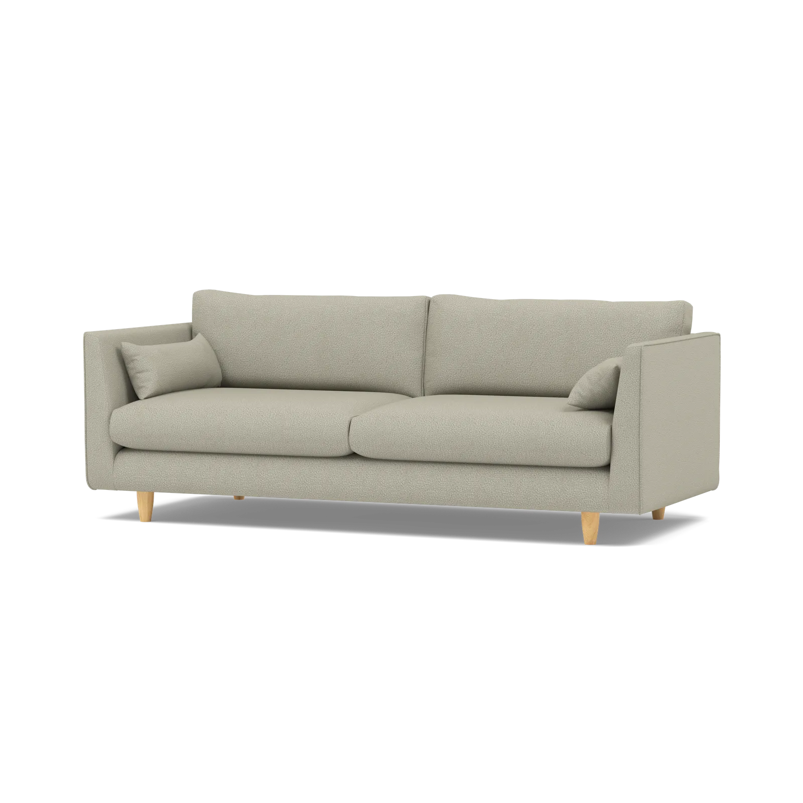 Baker 4 Seater Scandi Fabric Sofa — 360° view