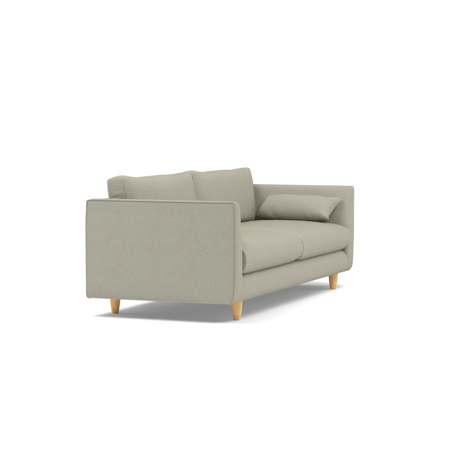 Baker 4 Seater Scandi Fabric Sofa — 360° view