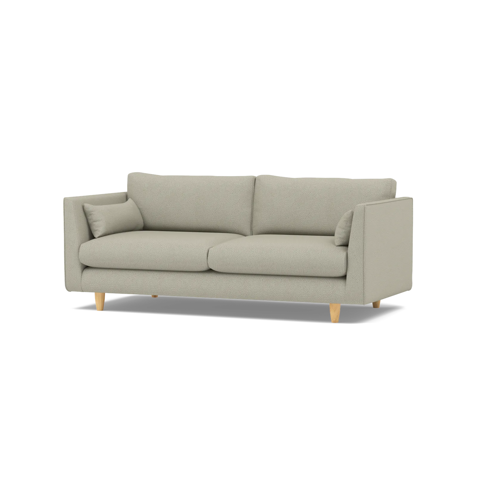 Baker 3 Seater Scandi Fabric Sofa — 360° view