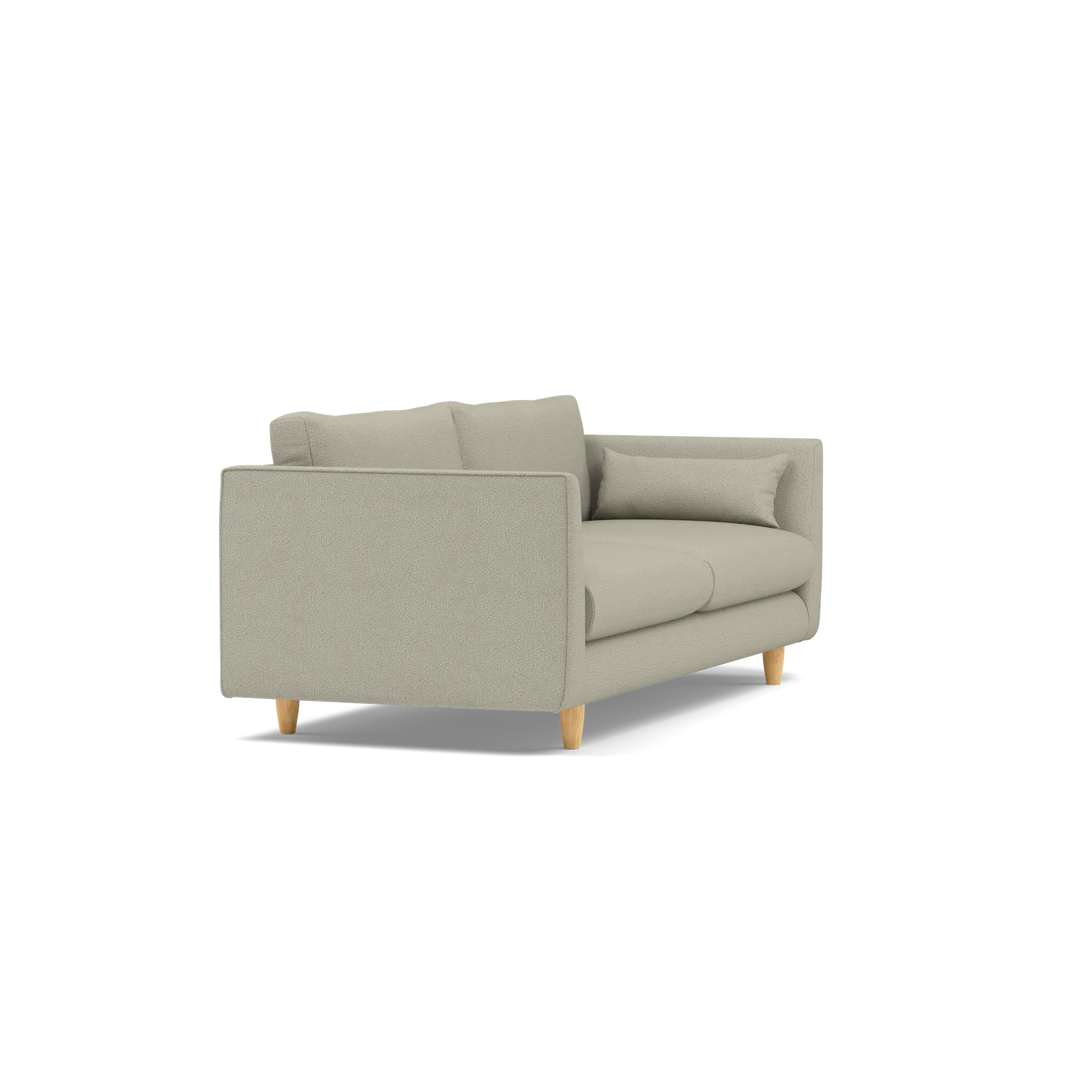 Baker 3 Seater Scandi Fabric Sofa — 360° view