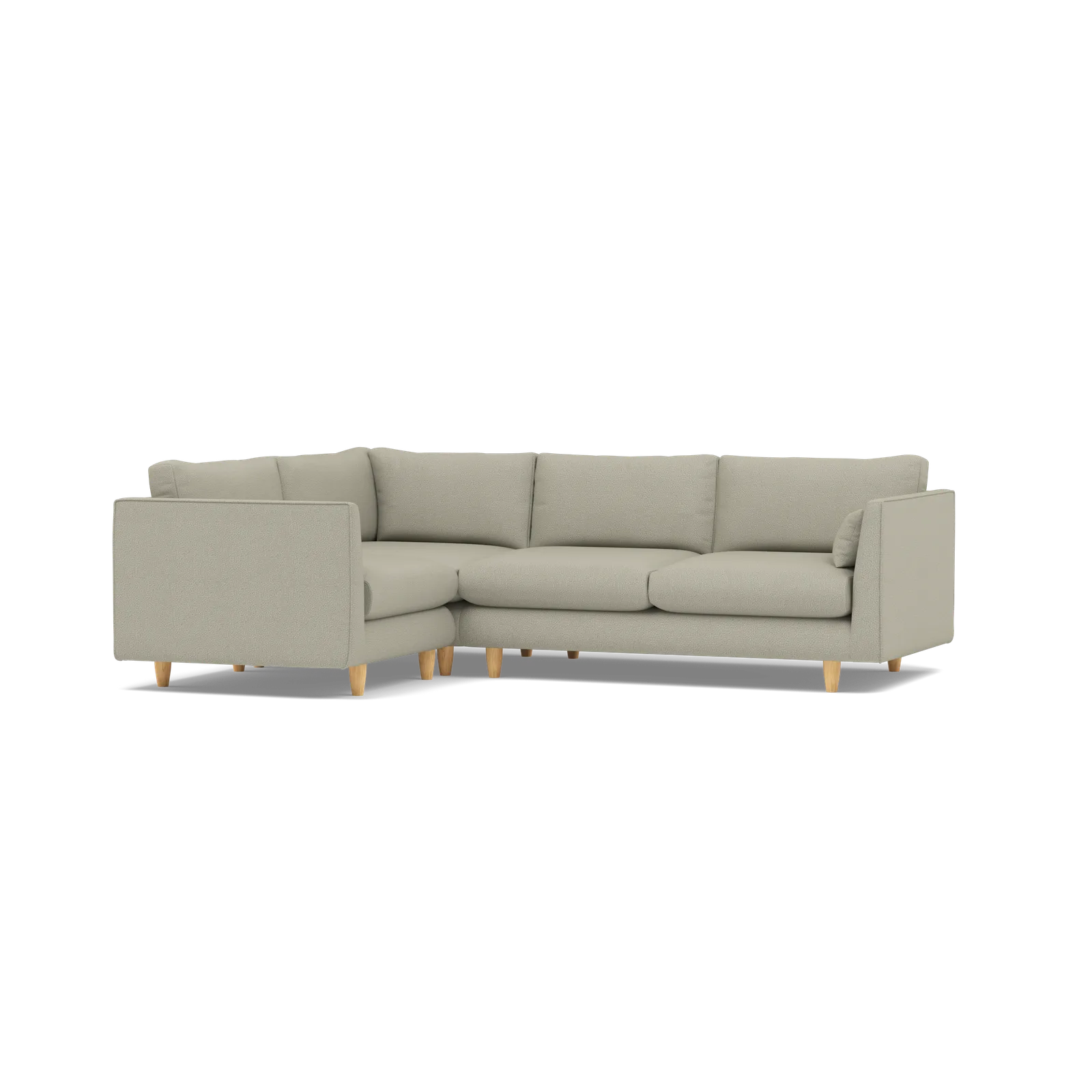 Baker 1 Corner 2 Scandi Fabric Sofa — 360° view