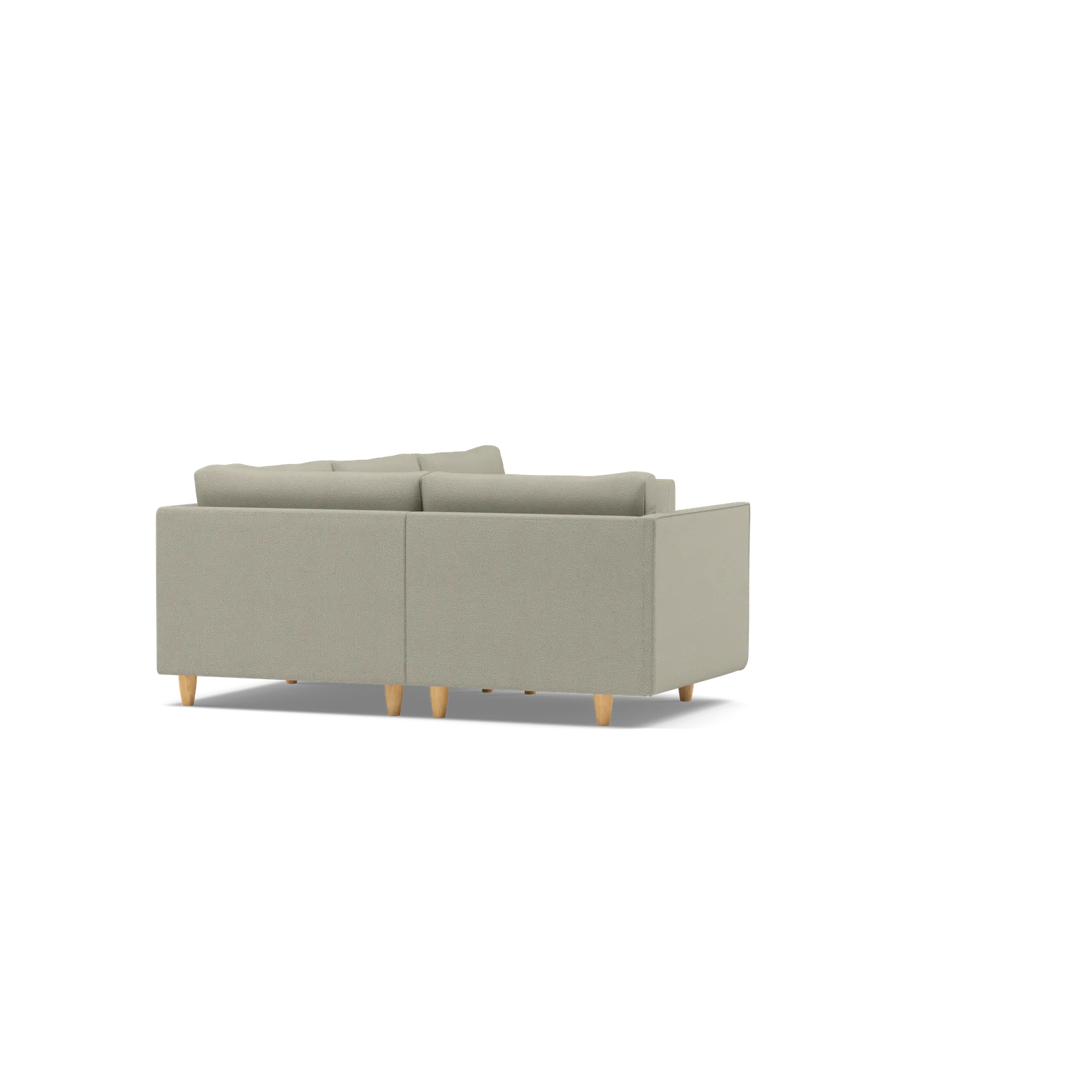 Baker 1 Corner 2 Scandi Fabric Sofa — 360° view