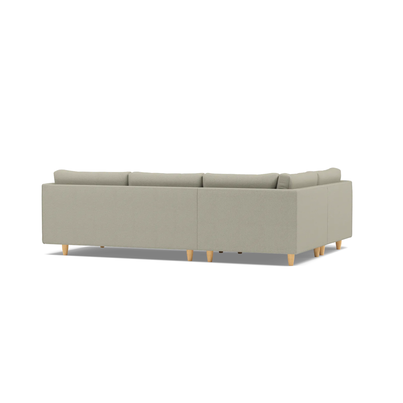 Baker 1 Corner 2 Scandi Fabric Sofa — 360° view