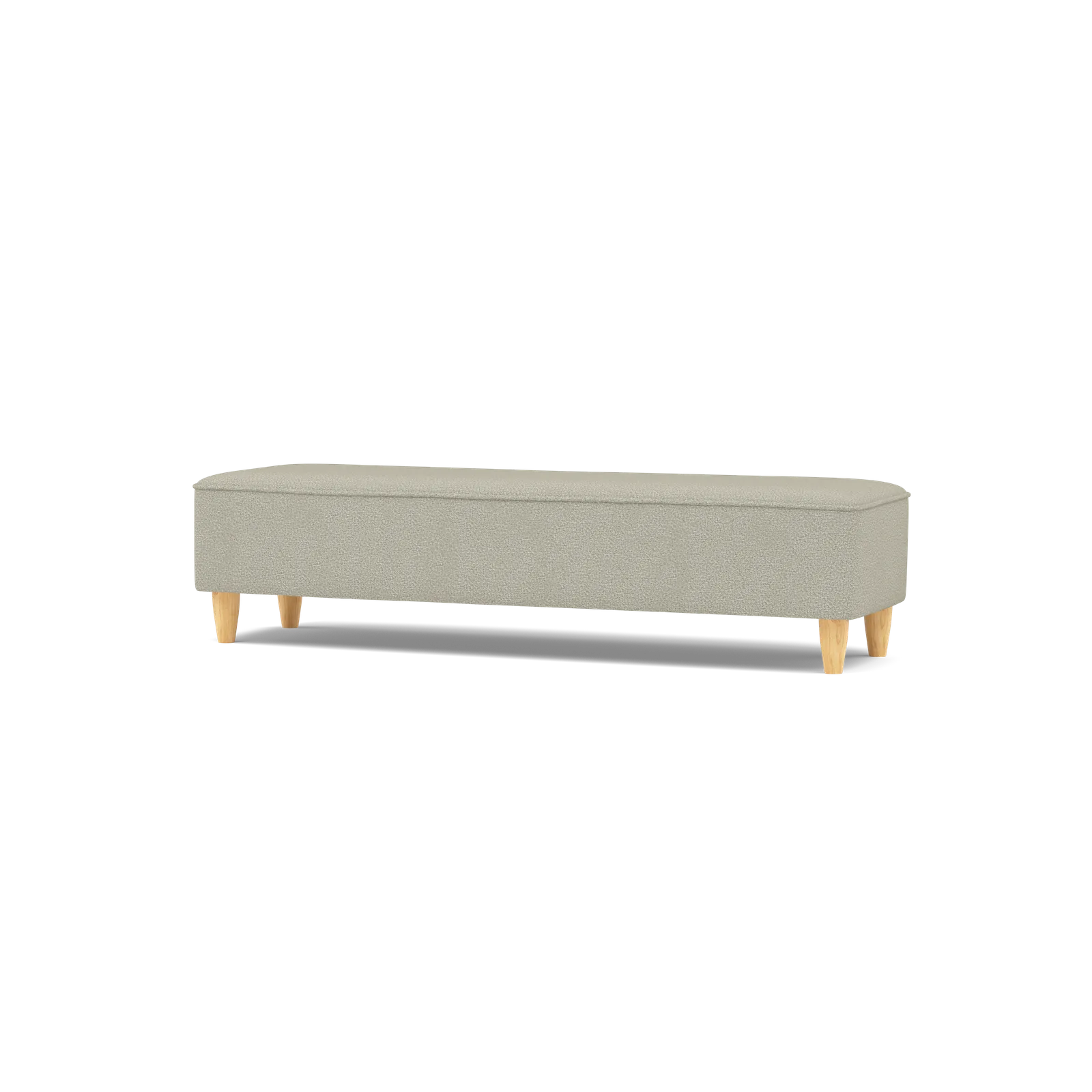 Baker Bench Fabric Footstool — 360° view
