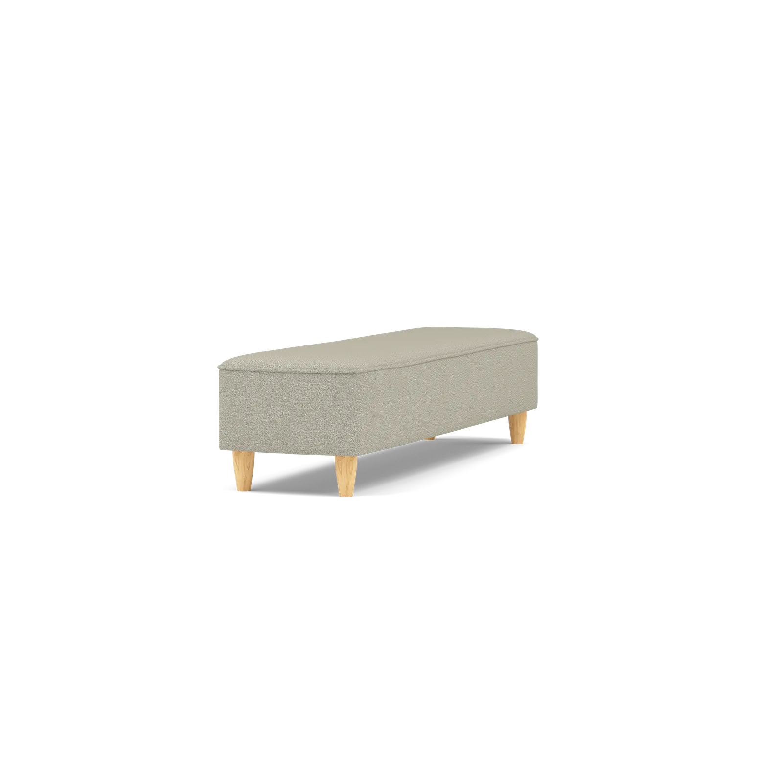 Baker Bench Fabric Footstool — 360° view