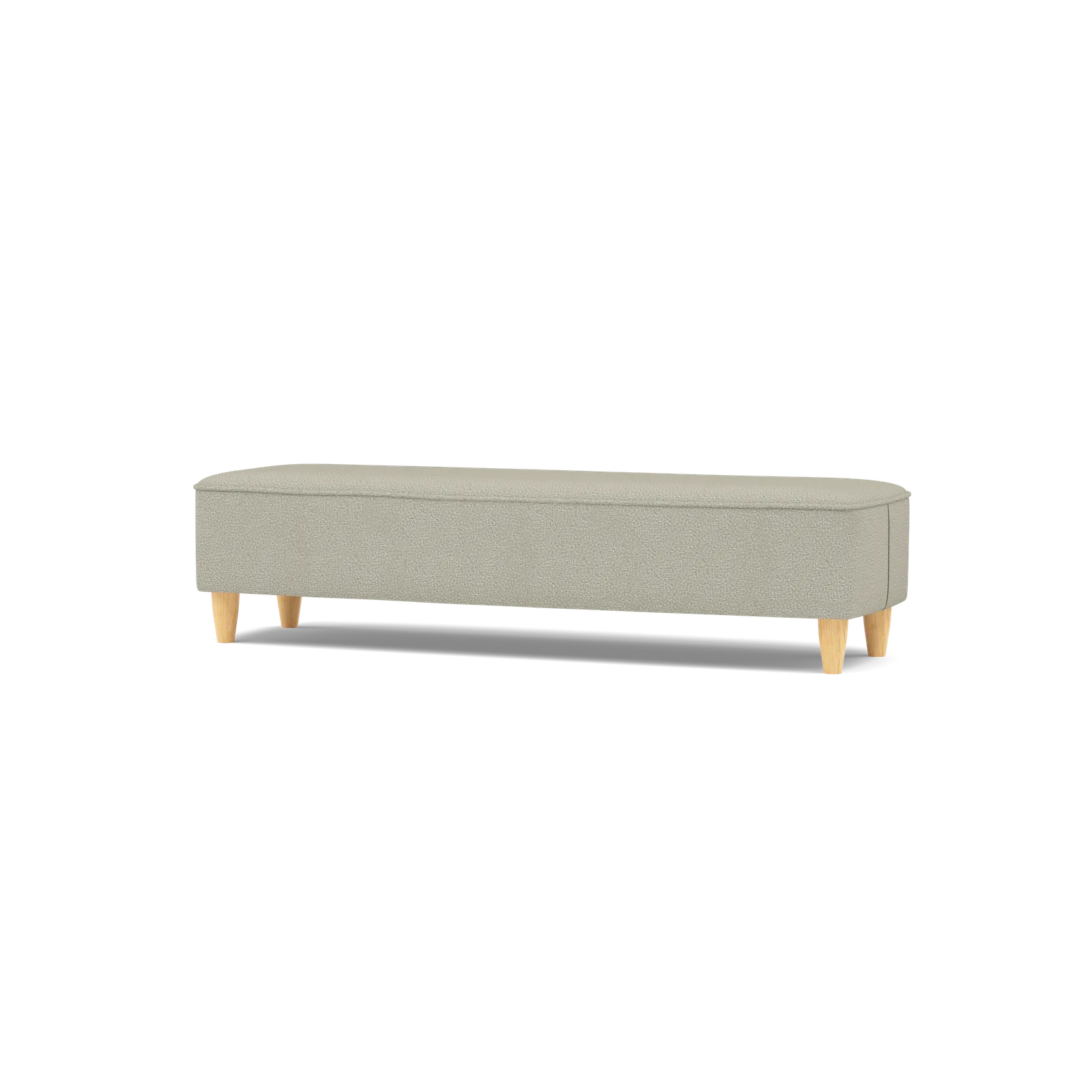 Baker Bench Fabric Footstool — 360° view