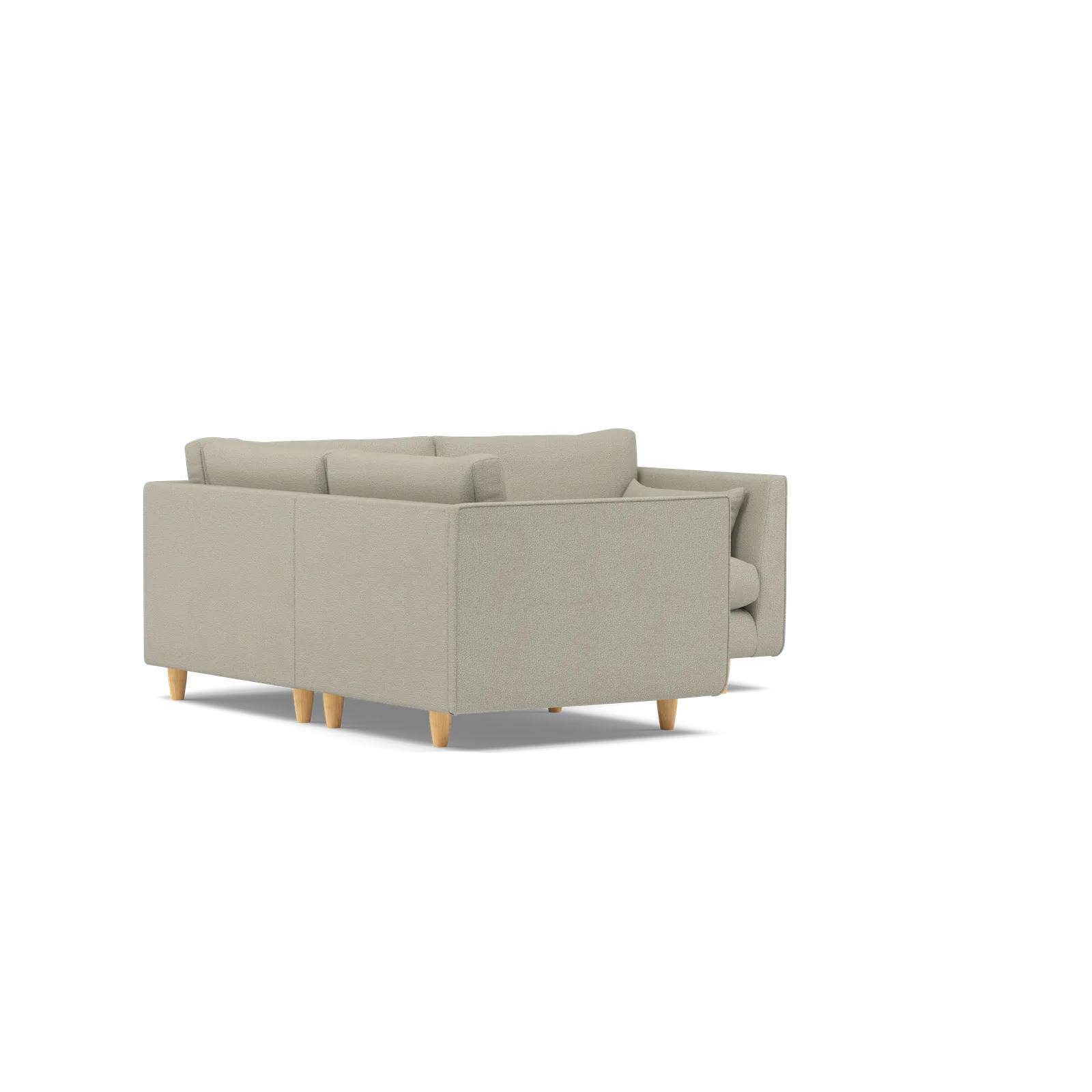 Baker 1 Corner 1 Scandi Fabric Sofa — 360° view