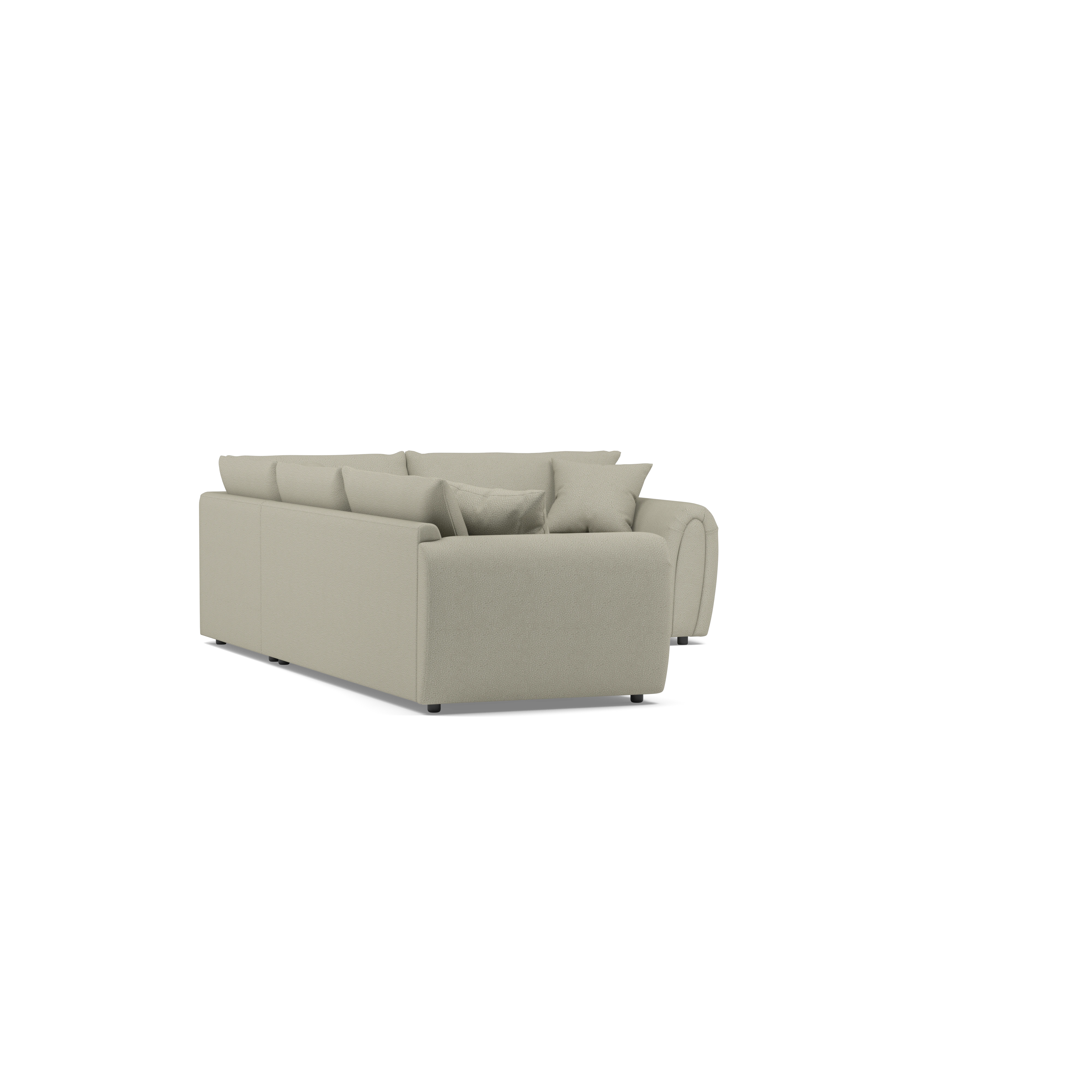 Archie 3 Corner 1.5 Fabric Corner Sofa — 360° view