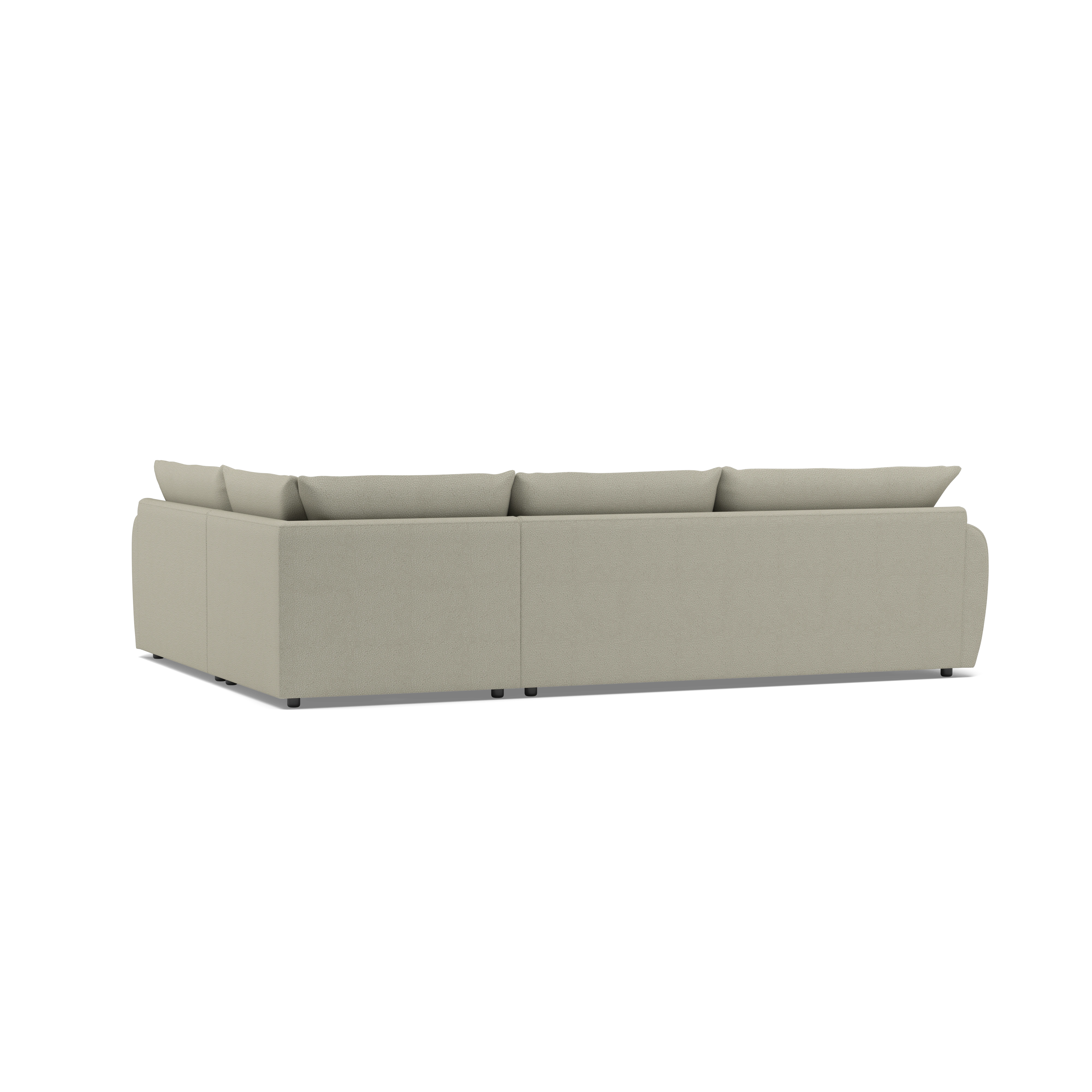 Archie 3 Corner 1.5 Fabric Corner Sofa — 360° view