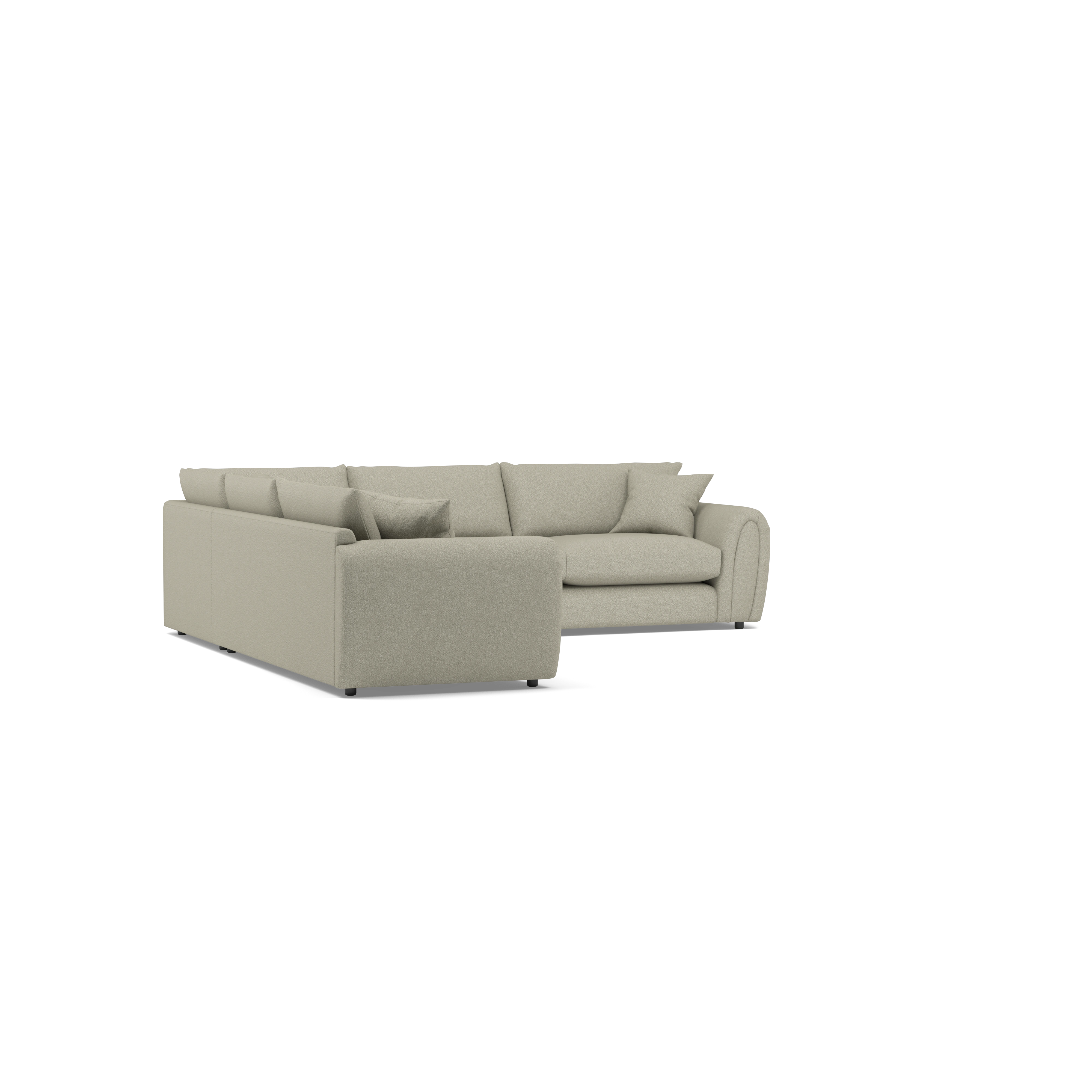 Archie 3 Corner 3 Fabric Corner Sofa — 360° view