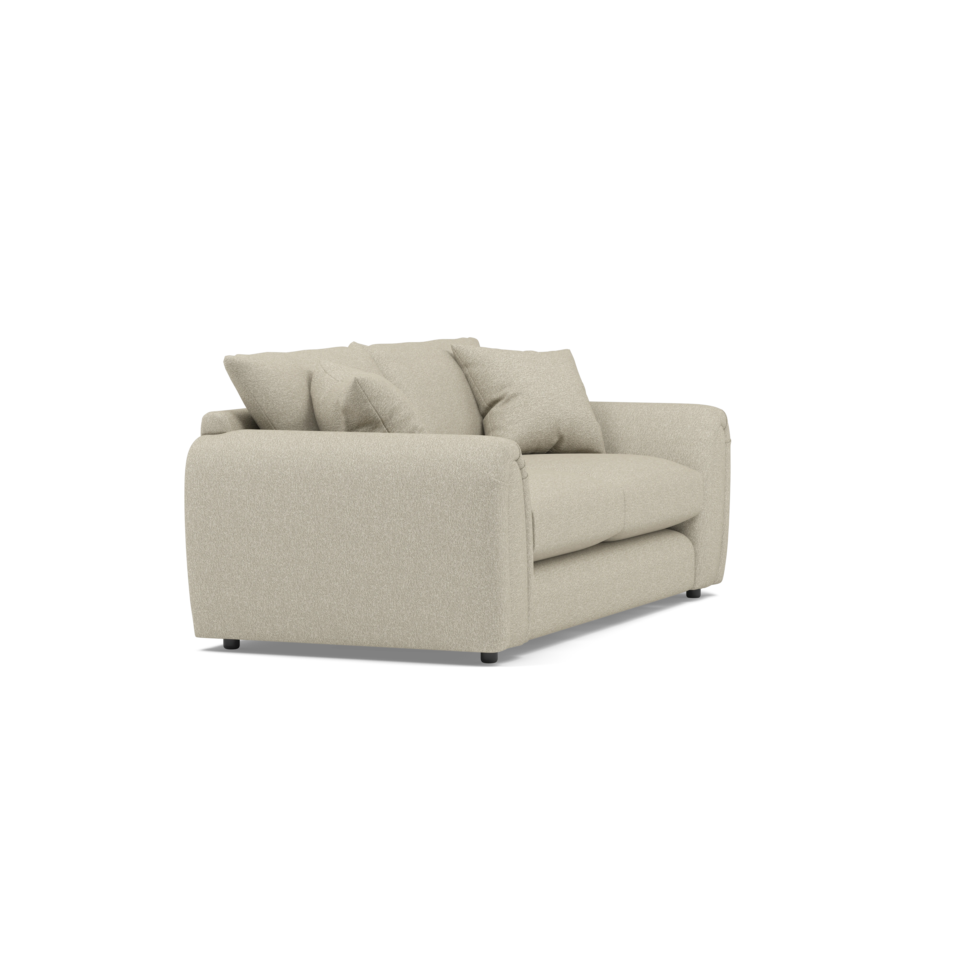 Archie 3 Seater Fabric Sofa — 360° view