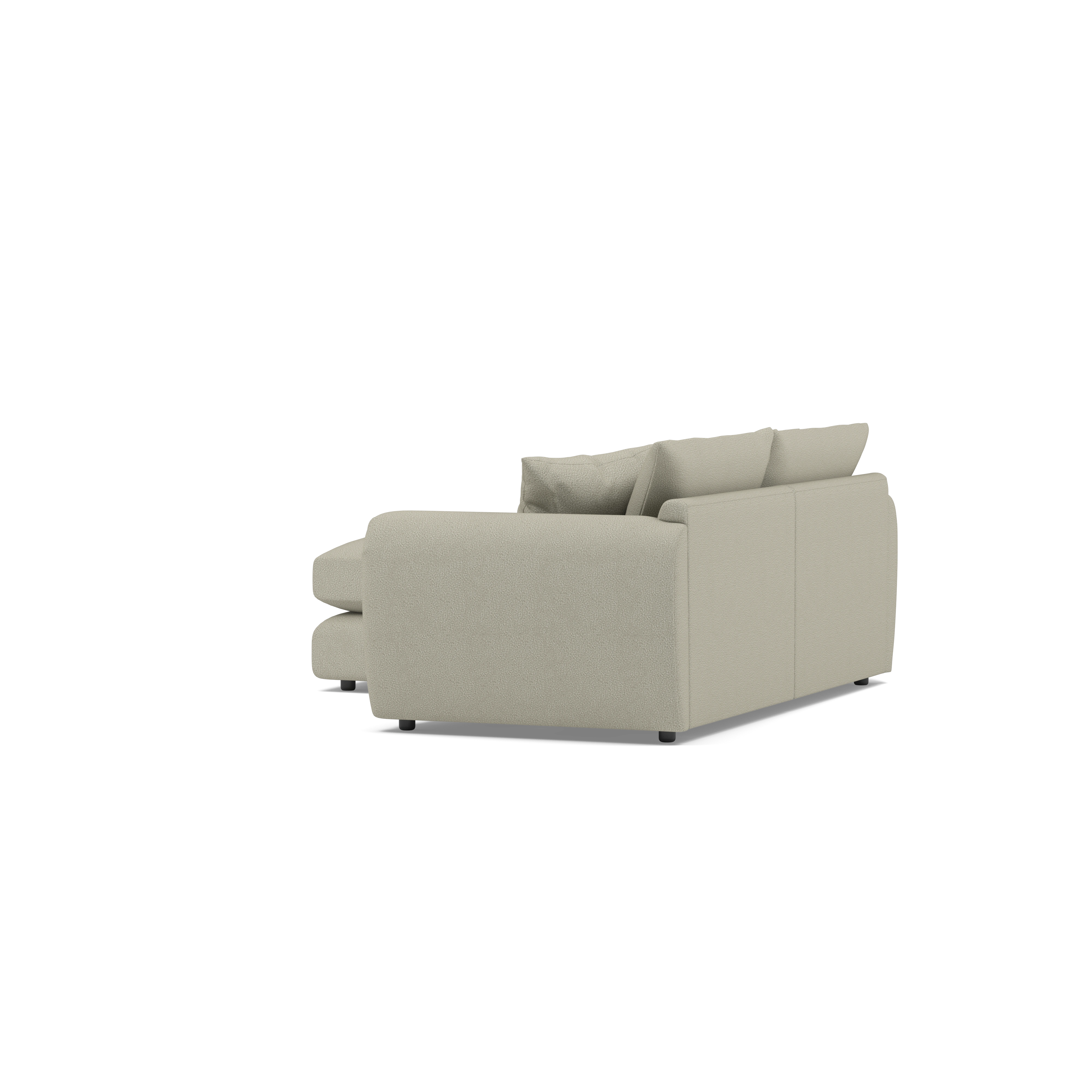 Archie 3 Seater Modular Chaise Fabric Sofa — 360° view