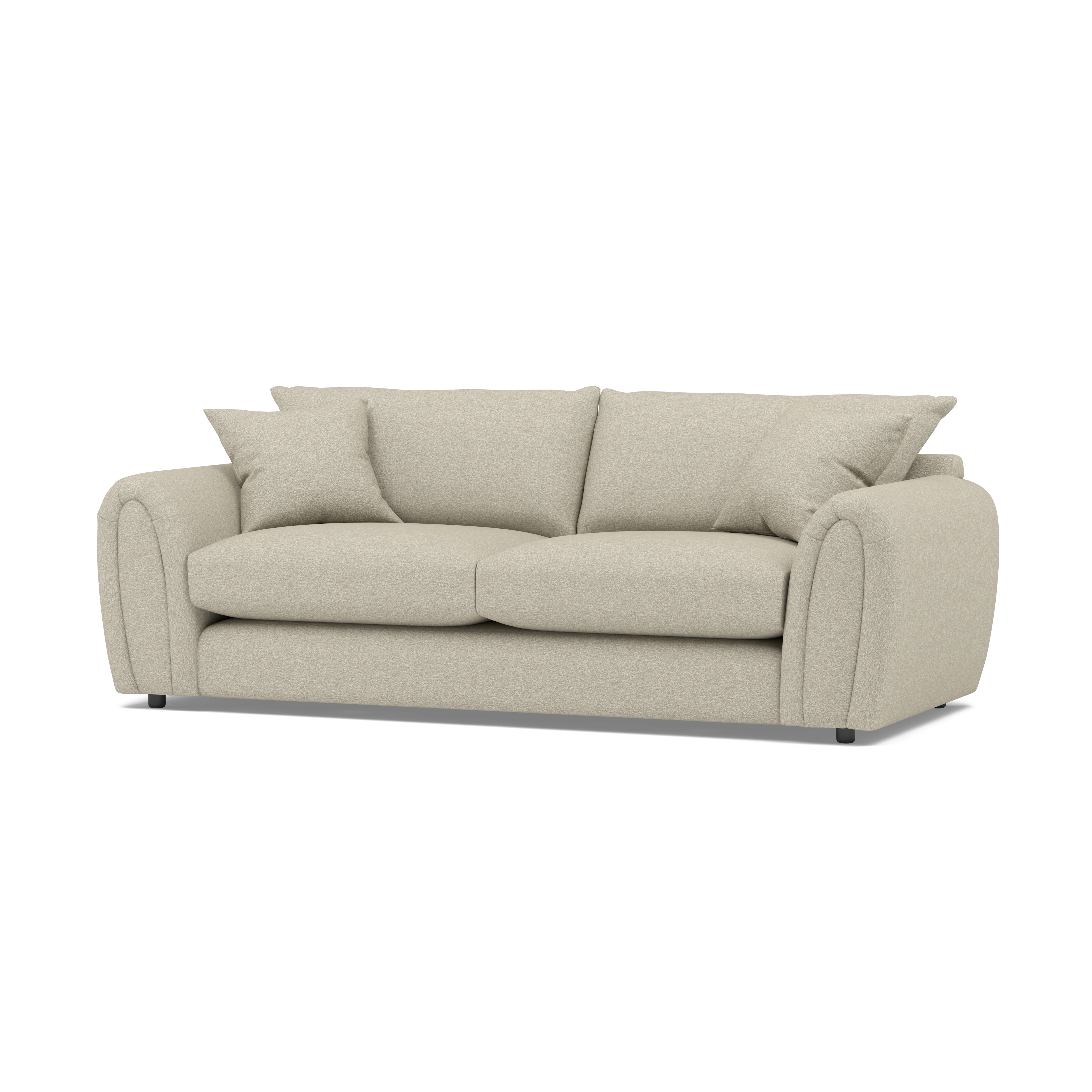 Archie 4 Seater Fabric Sofa — 360° view