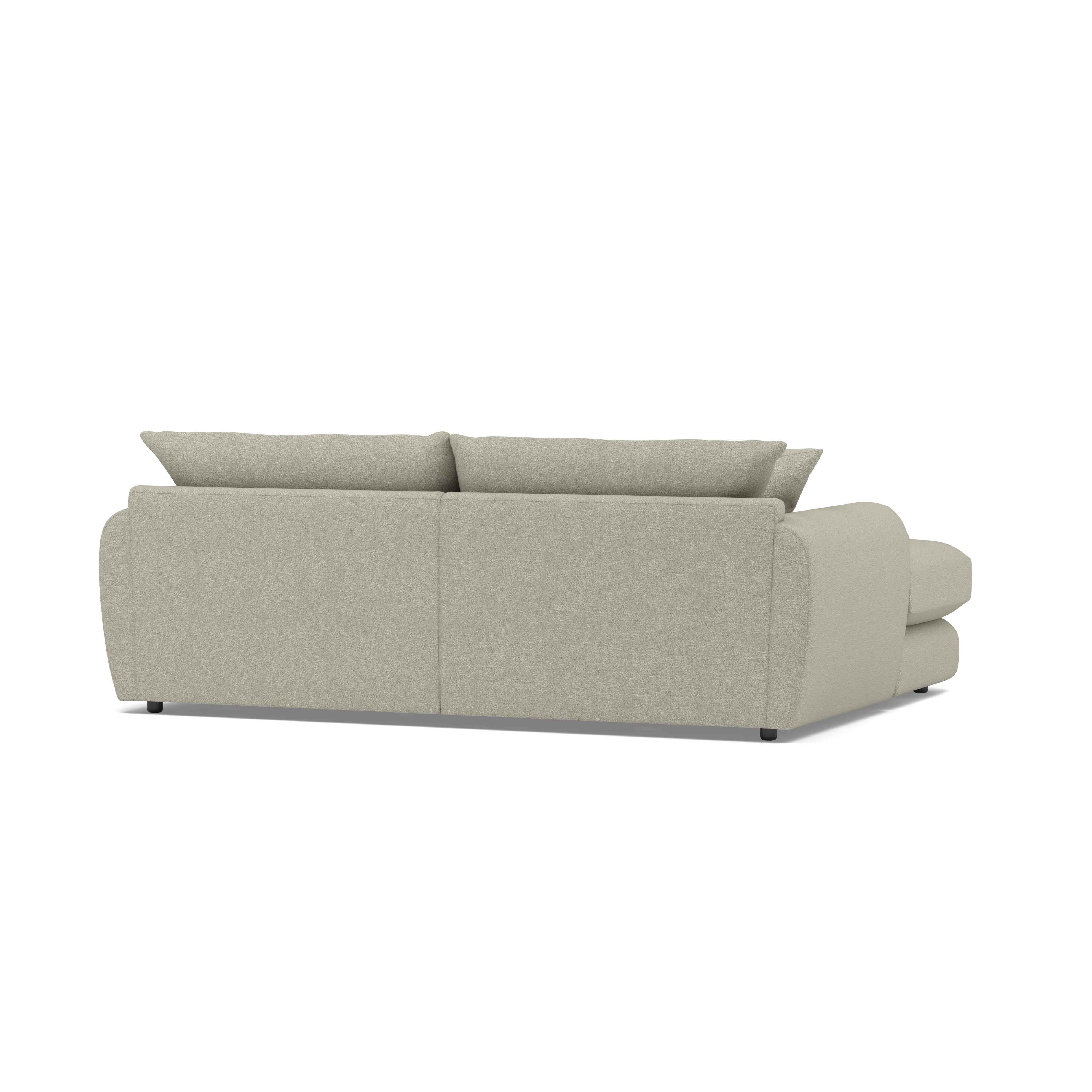 Archie 4 Seater Reversible Chaise Fabric Sofa — 360° view