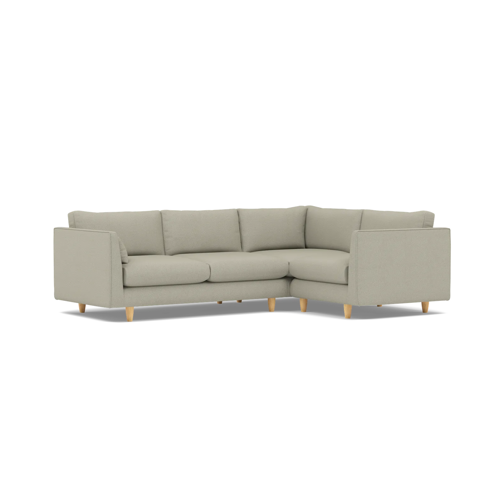 Baker 2 Corner 1 Scandi Fabric Sofa — 360° view