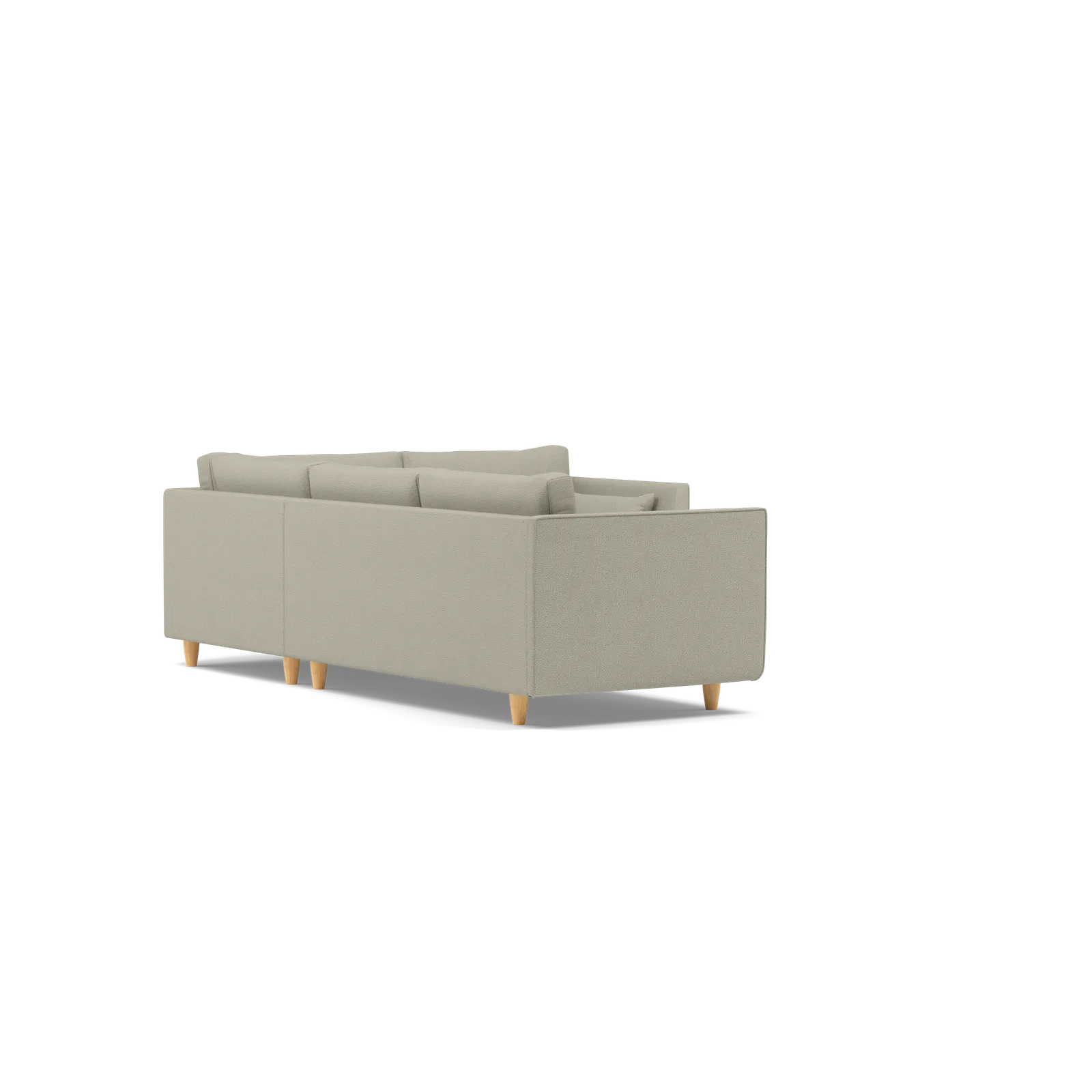 Baker 2 Corner 1 Scandi Fabric Sofa — 360° view