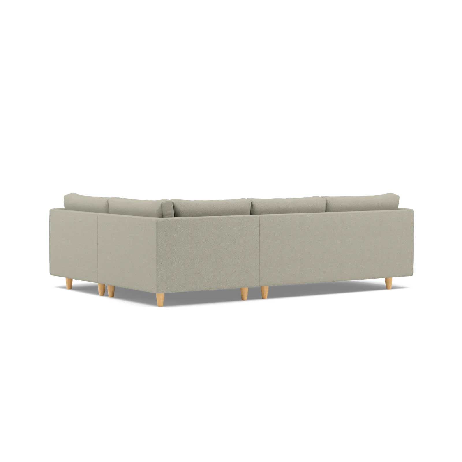 Baker 2 Corner 1 Scandi Fabric Sofa — 360° view